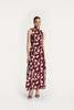 Rotate Sleeveless Maxi Dress - Zinfandel Comb. - Thumbnail 1