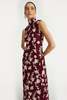 Rotate Sleeveless Maxi Dress - Zinfandel Comb. - Thumbnail 3