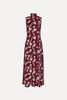 Rotate Sleeveless Maxi Dress - Zinfandel Comb. - Thumbnail 4