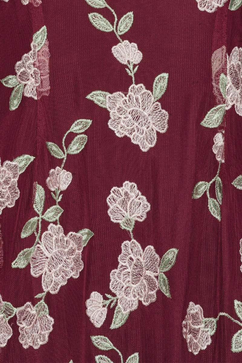 Rotate Sleeveless Maxi Dress - Zinfandel Comb.