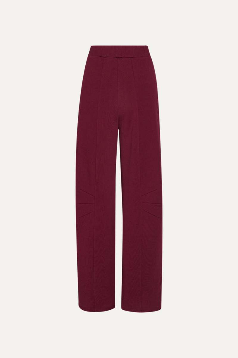 Rotate Terry Back Sweatpants - Zinfandel