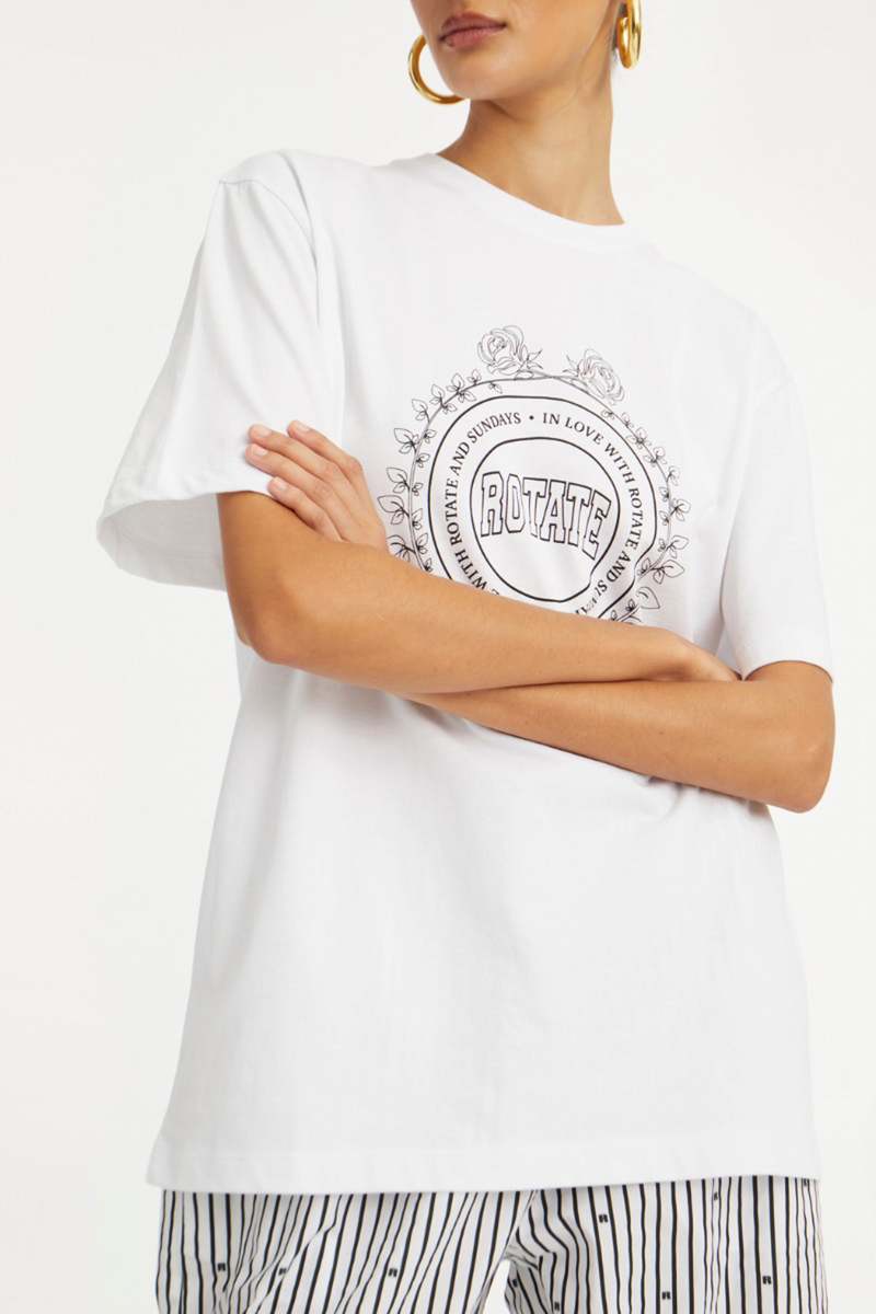 Rotate Thin Jersey T-Shirt - Bright White