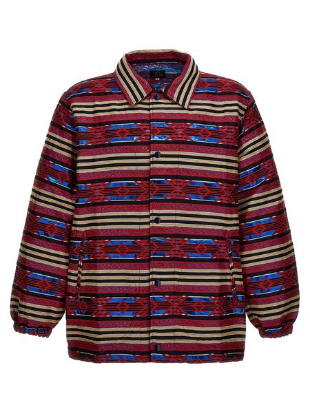 Needles Lewis Synthetic Boa Jacket - Navy | Garmentory