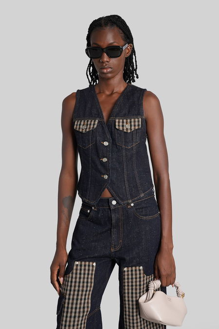 【GANNI / ガニー】Shiny Puff Oversized Vest Ganni Shiny Puff Oversized Vest | Garmentory