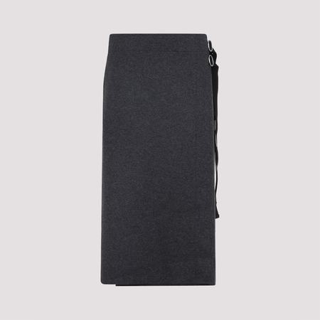 スカート JIL SANDER Satin skirt with side slit Yellow Jil Sander Satin Skirt In Yellow - 46% Off | Editorialist