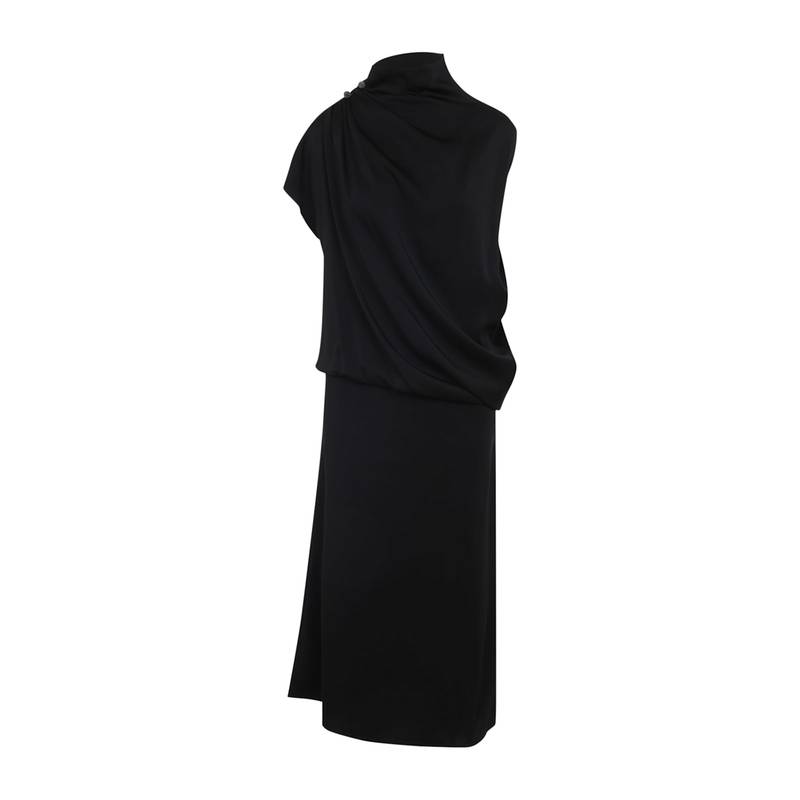 ワンピース FABIANA FILIPPI Fabiana Filippi Viscose Midi Dress Fabiana Filippi Viscose Midi Dress - Nero | Garmentory