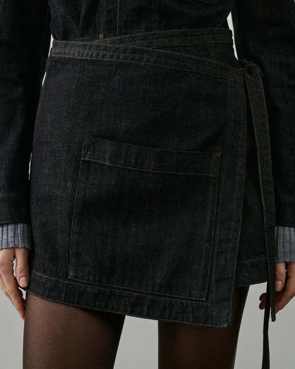 Soeur Eloise Skirt - Dark Wash Denim | Garmentory