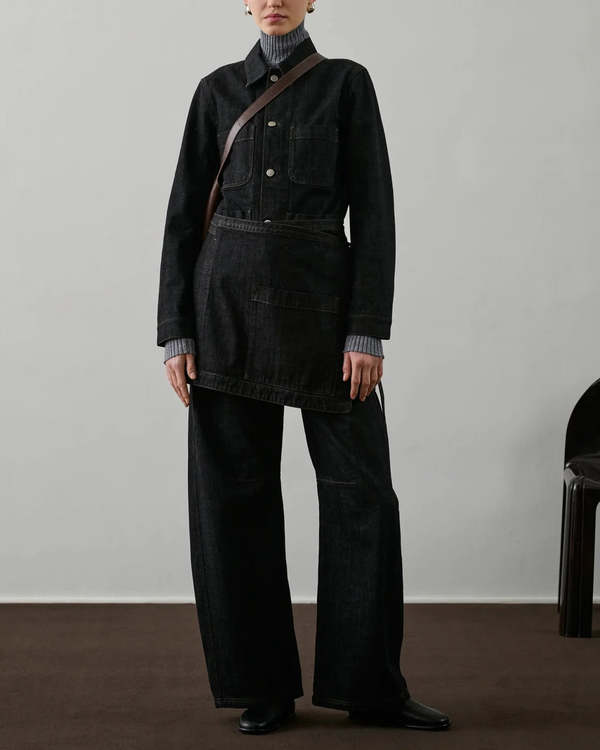 ワンピース soor ploom Eloise Black Denim 2y Soeur Eloise Skirt - Dark Wash Denim | Garmentory