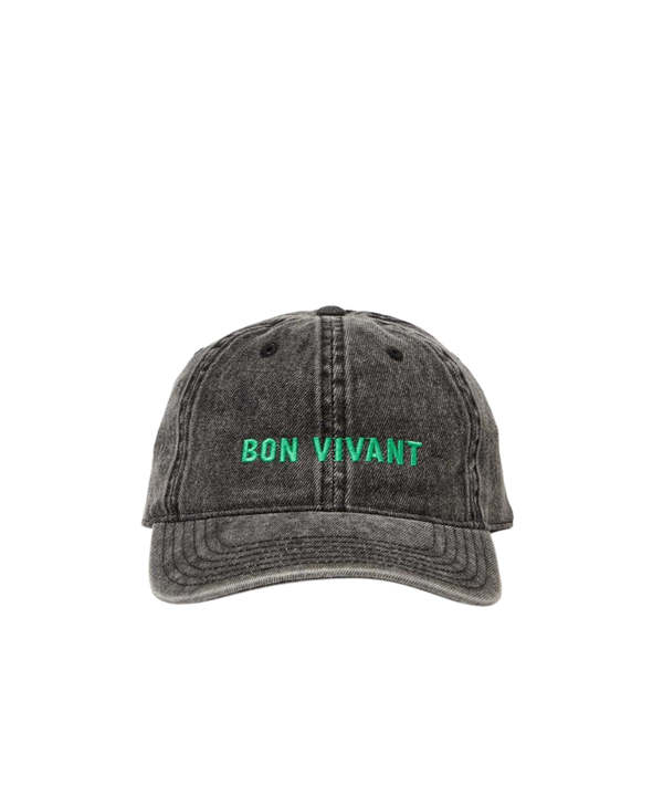 Clare V. Denim Baseball Hat Bon Vivant