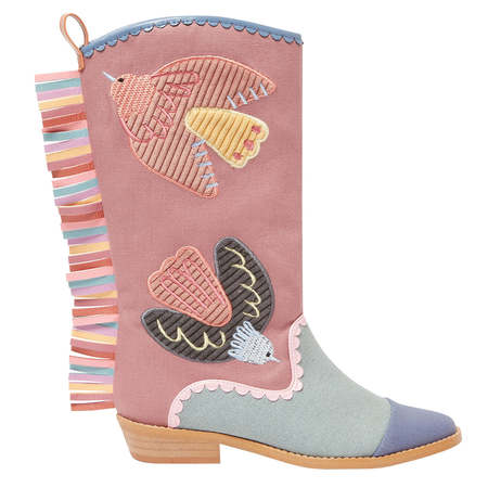ショートブーツ・ブーティ Stella McCartney FW22 COWBOY BOOTS (810134_W1IL02530) Black Star Cowboy Boots by Stella McCartney on Sale