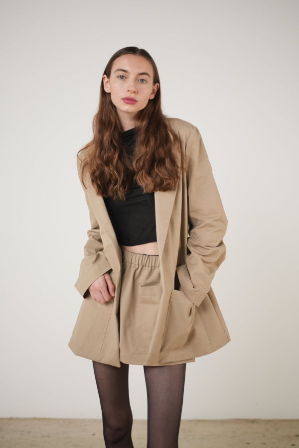 Cvet Préri Easy Mini Skirt - Tobacco