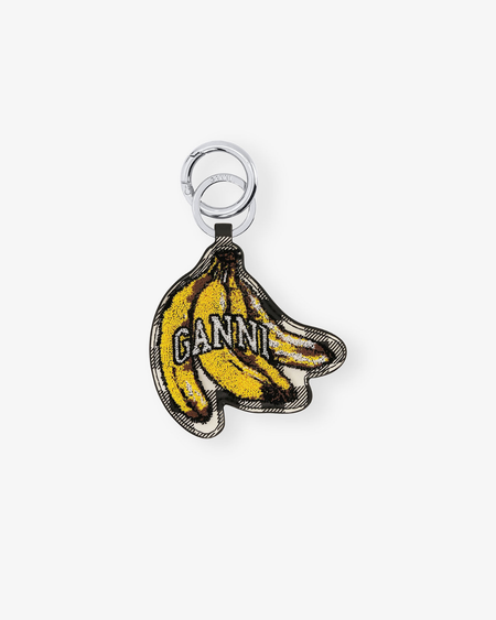Ganni Kitten Keychain - Egret | Garmentory