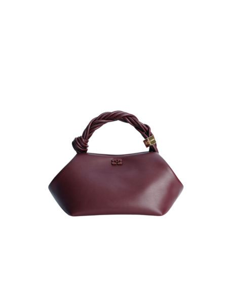 Ganni Rhinestone-Embellished Braided Handle Shoulder Bag