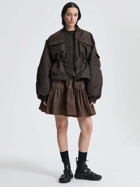 Cecilie Bahnsen Ubon Jacket - Grey Olive | Garmentory