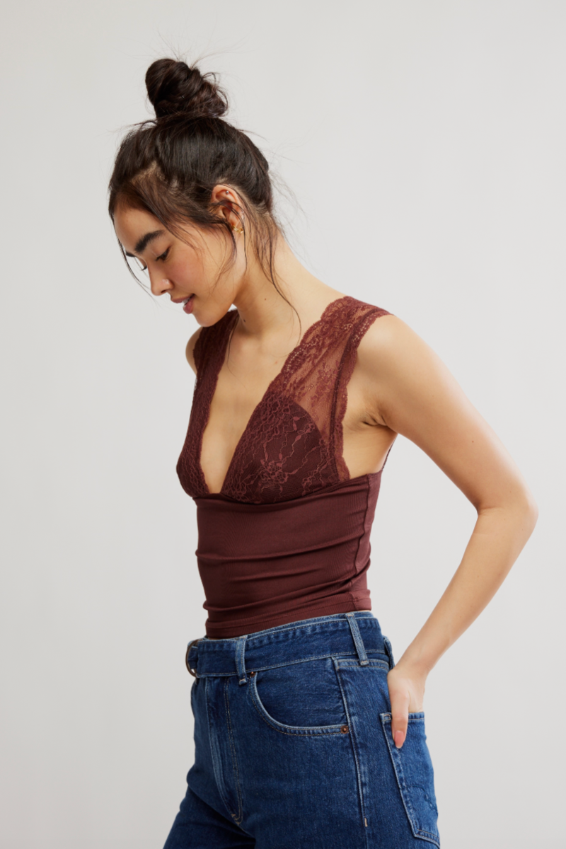 Free People Power Play Cami - Bittersweet