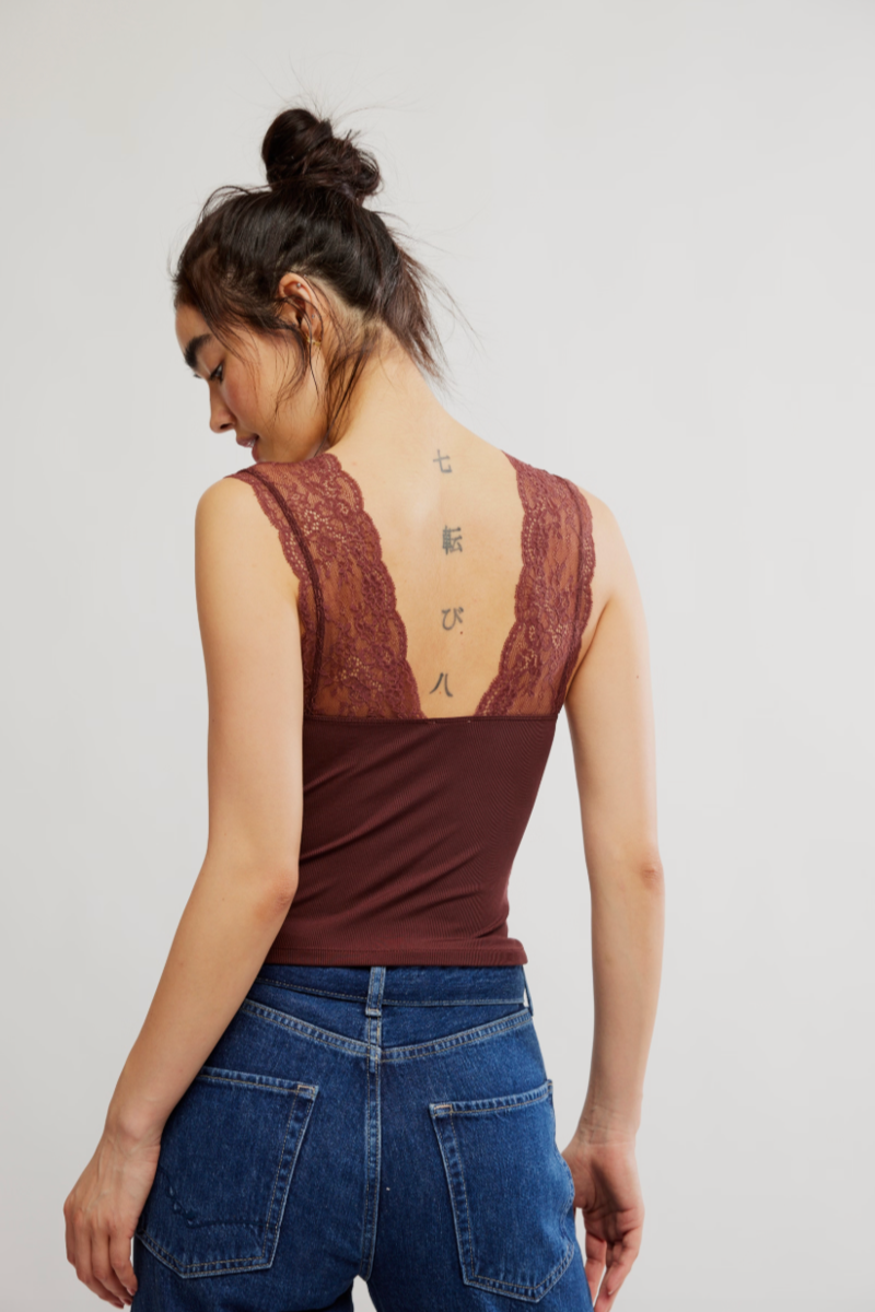 Free People Power Play Cami - Bittersweet