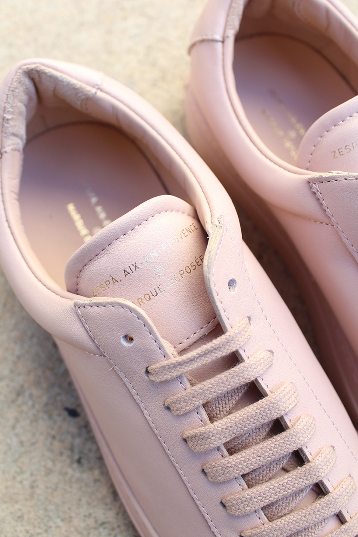 Zespà Leather sneaker - Pale Pink - Image 1 of 3