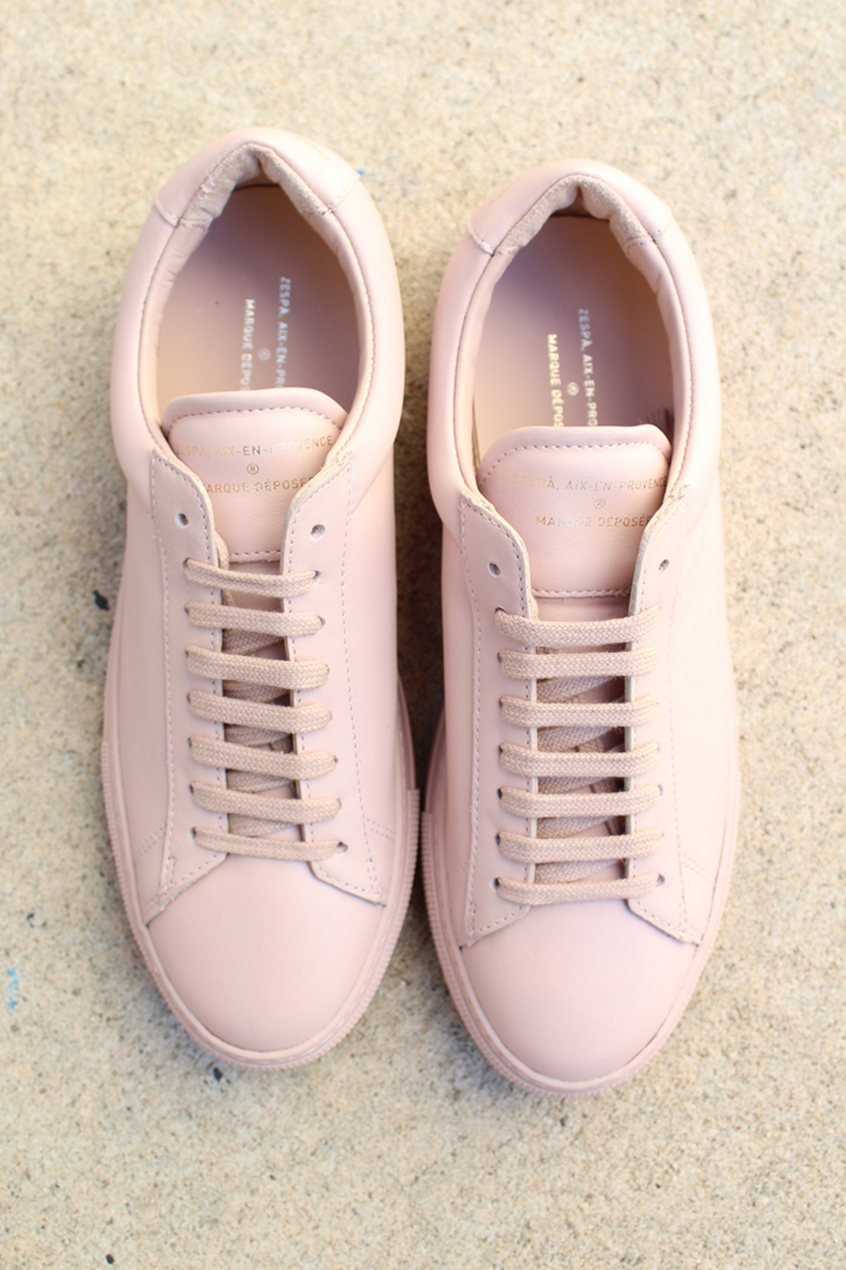 Zespà Leather sneaker - Pale Pink - Image 2 of 3