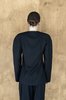 K M by L A N G E Temriava Minimalist Wool Jacket - Dark Midnight Navy - Thumbnail 10
