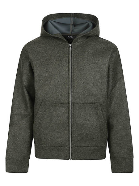 パーカー・フーディ A.P.C. SS25 Black cotton sweatshirt (COHBYM27920 LZZ) A.P.C. Cotton Sweatshirt In Black - 38% Off | Editorialist