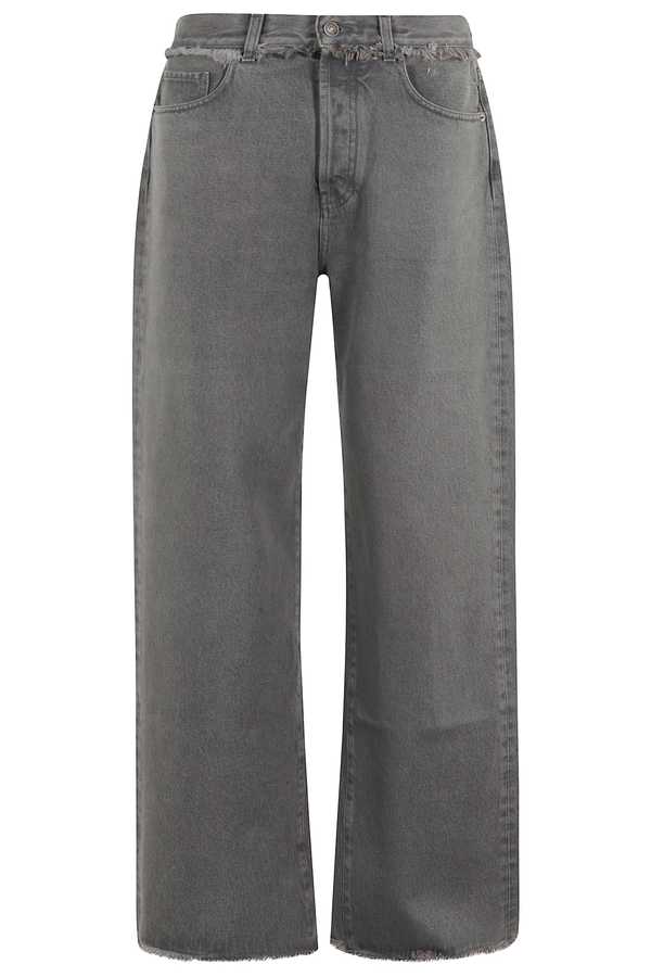 Alanui Free Horizons Relaxed D Pants Jeans - Ardesia