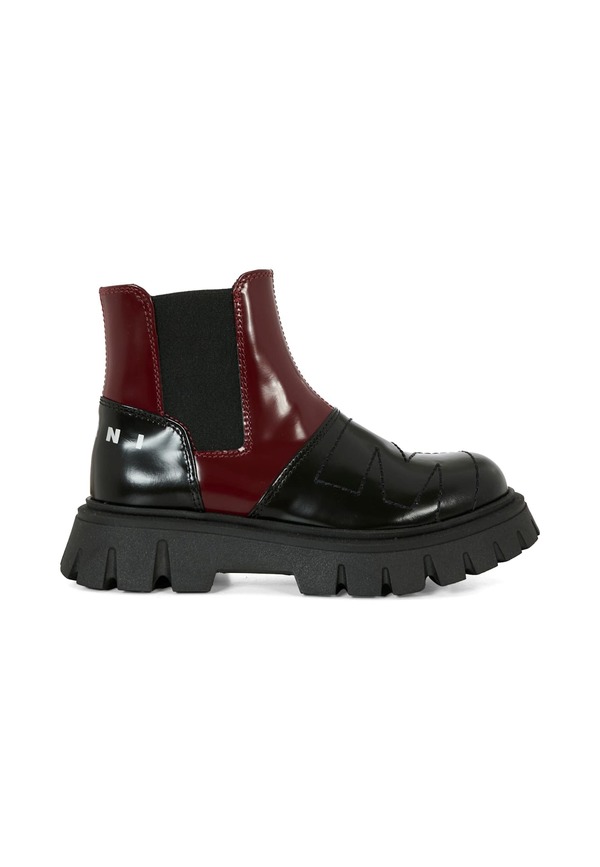 靴 MARNI Ankle Black Leather Boots Black leather Trunkaroo ankle boot | Marni