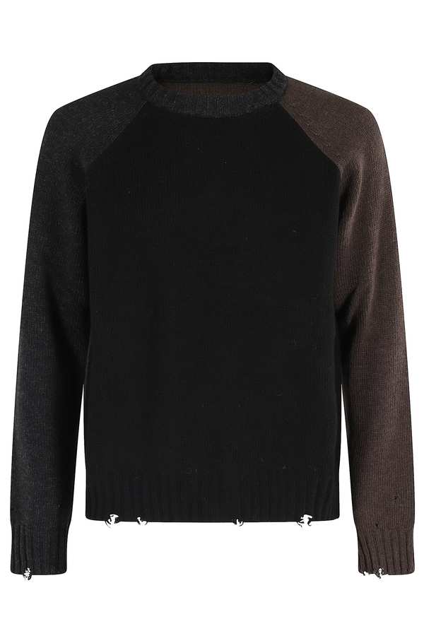 MM6 Maison Margiela Crewneck Sweater - Black