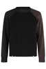 MM6 Maison Margiela Crewneck Sweater - Black - Thumbnail 1