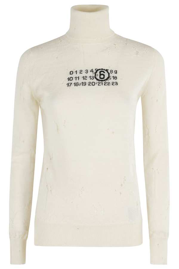 MM6 Maison Margiela Pullover Sweater - Cream