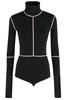 MM6 Maison Margiela Body Bodysuit - Black - Thumbnail 1