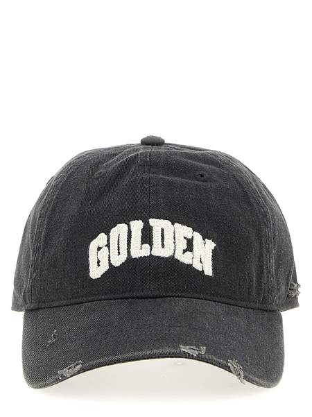 GOLDEN  STAR BASEBALL CAP ゴールデングース黒 Golden Goose Star Baseball Cap Black | END. (US)