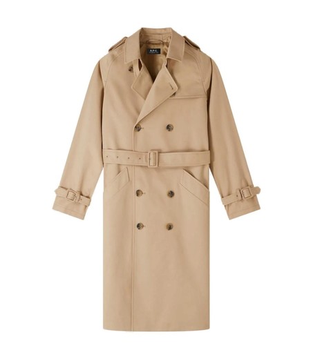 A.P.C. Simone Trench Coat - Beige | Garmentory
