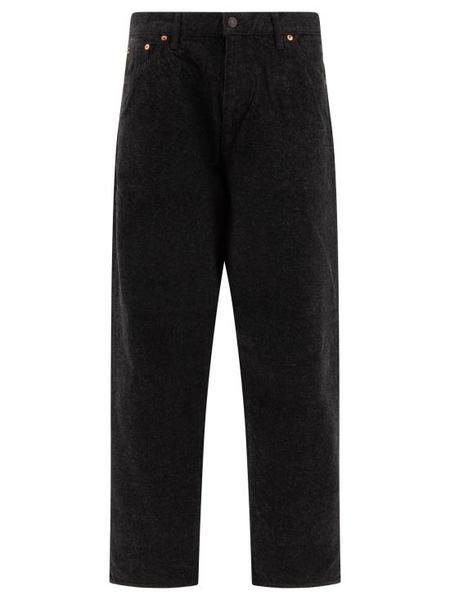 KAPTAIN SUNSHINE Skate Shoecut Denim Pants - Black Vintage Wash
