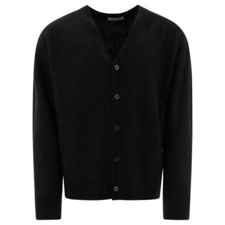 KAPTAIN SUNSHINE Cotton Washi Hand Frame Cardigan - Ink Black