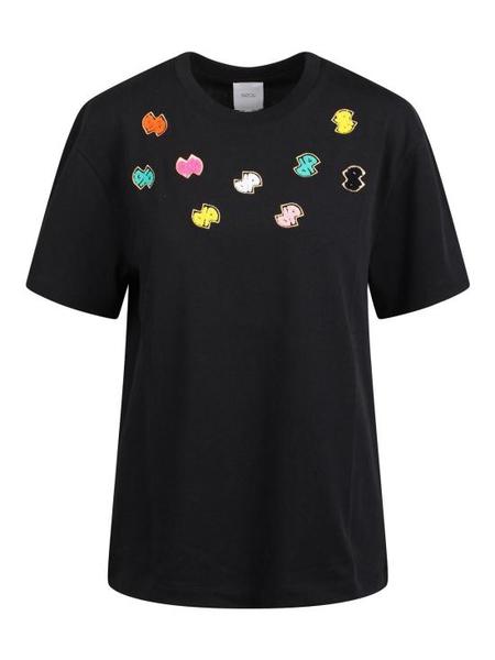We11Done ♥ Spray Teddy T-Shirt /追跡付 we11done PEARL NECKLACE TEDDY T SHIRT - BLACK | Garmentory