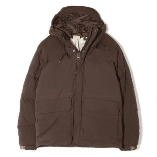 Ten c Short Puffer Jacket - Marrone Cacao