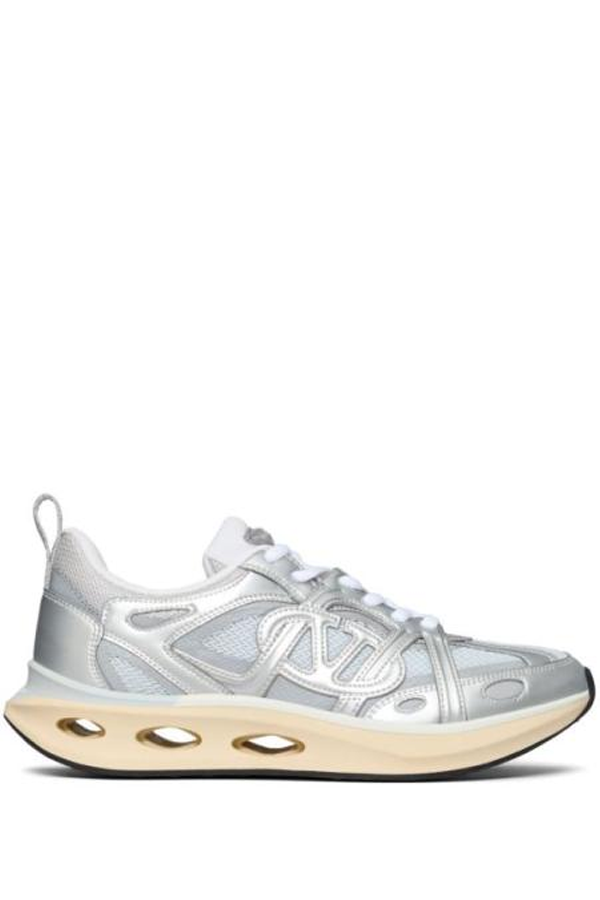 Valentino Sneakers - Silver/Sky Sherbet/White