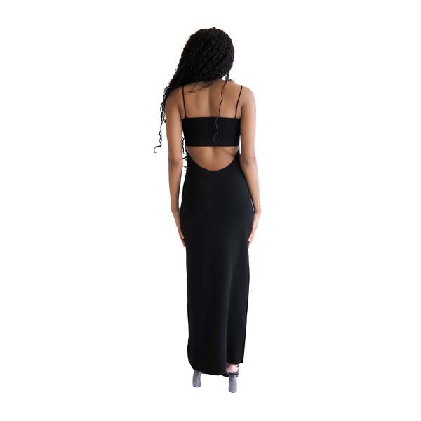 chinese dress ladies Alexander Wang // Black & Silver Chain Dress  VSP Consignment