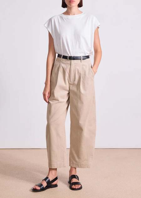 AMOMENTO Wool Tweed Wrap Pants - Charcoal | Garmentory
