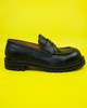 Marni Leather Pierced Moccasin - Black - Thumbnail 6