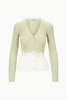 Staud Cargo Cardigan Sweater - Pale Jade - Thumbnail 5
