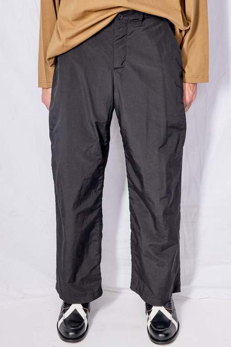 sacai Wool Wide-leg Pant - Black | Garmentory