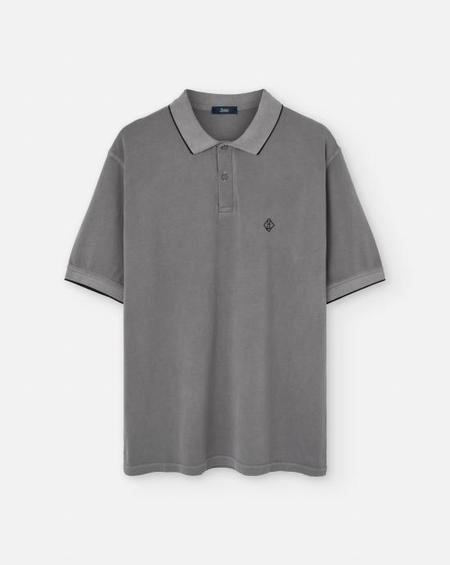 Margaret Howell Faced Polo Shirt - Cotton Linen Off White