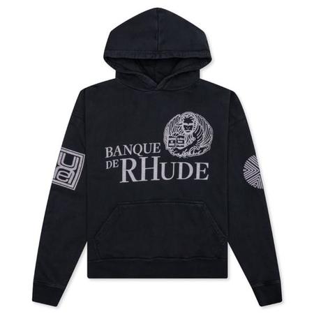 RHUDE Moonlight Tropics Hoodie - Vintage Black | Garmentory