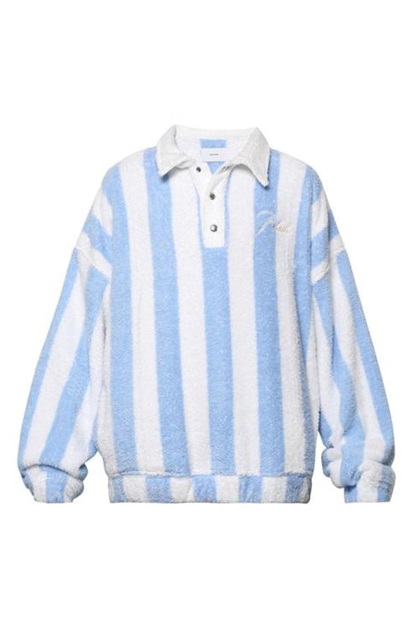 RHUDE Hoodie - White/Light Blue