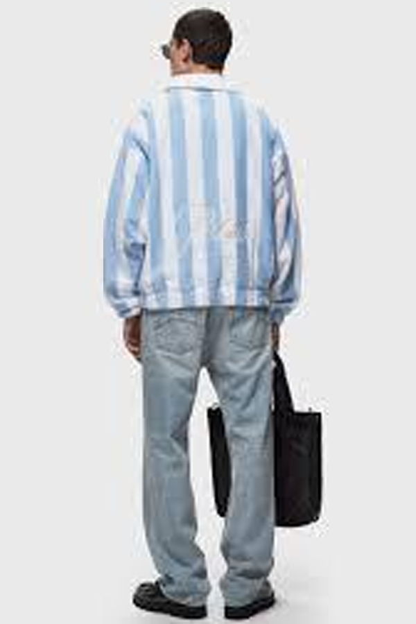 RHUDE Hoodie - White/Light Blue