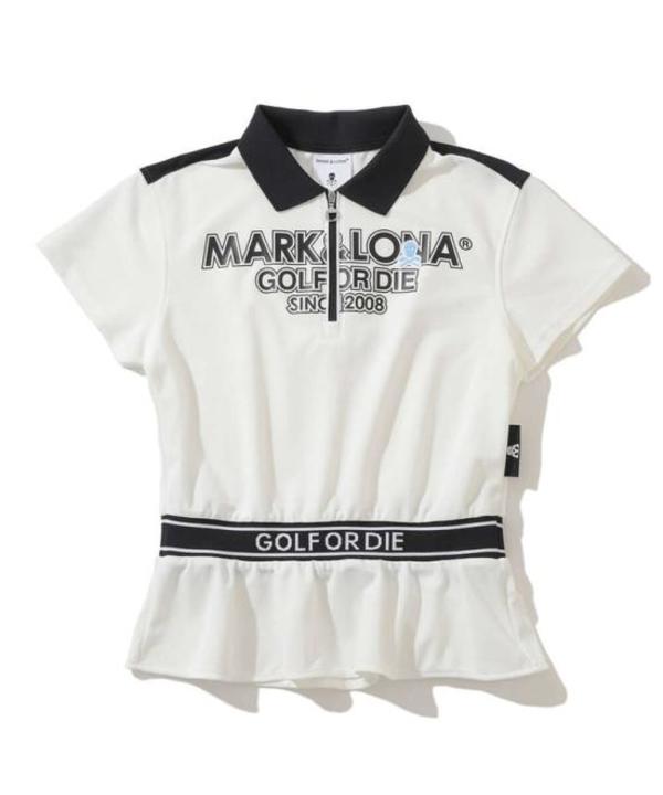 MARK & LONA GOLF OR DIE ホワイトシャツ 50 MARK & LONA GOLF OR DIE ホワイトシャツ 50 MARK&LONA - ゴルフ