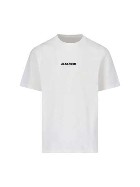 Jil Sander White Logo T-Shirt - White | Garmentory