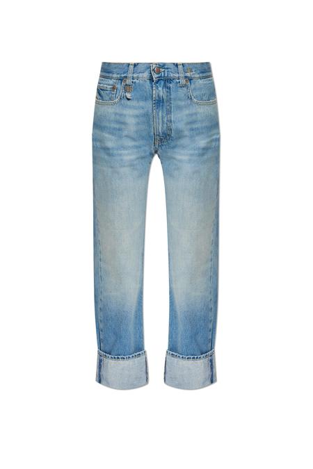 R13 Insert D'arcy Loose Soft Jean - Vin Indigo Clrblck