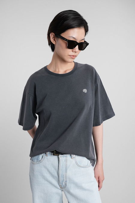 ANINE BING ASHTON SERPENT Tシャツ　m124 ashton-tee-snake-_-washed-